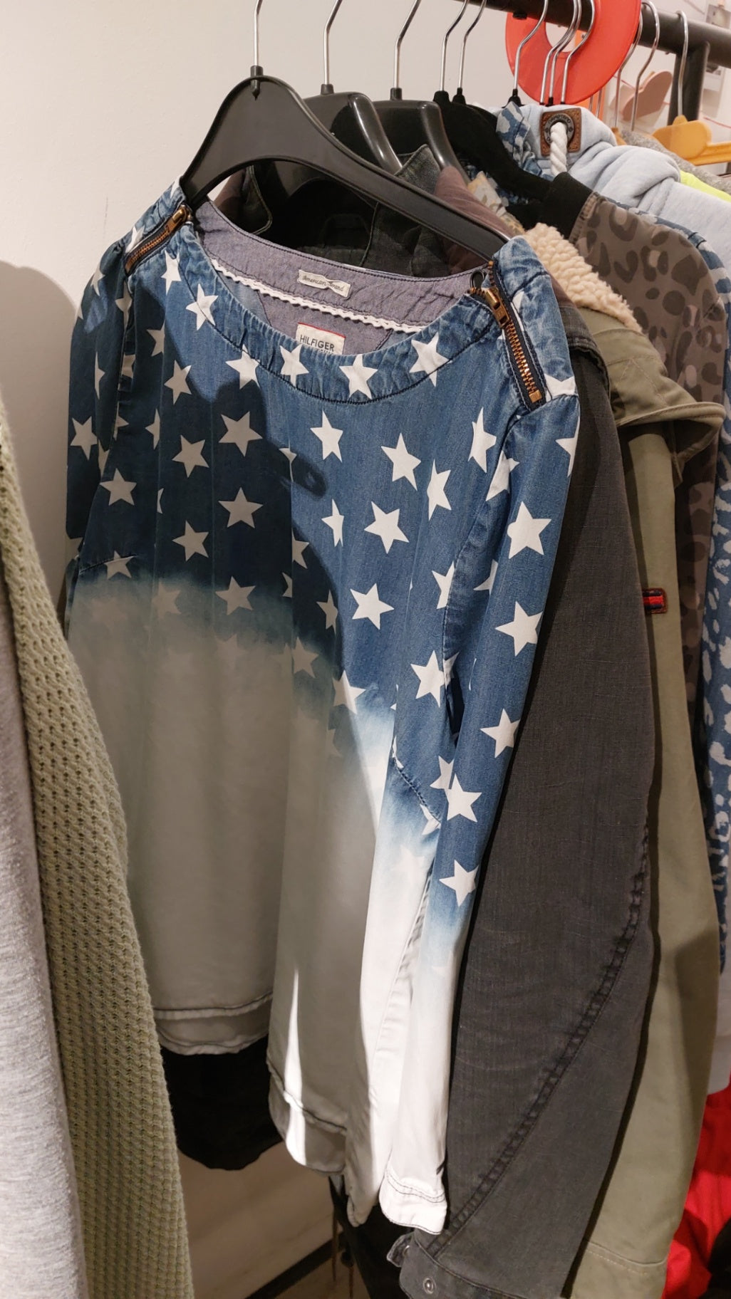 Tommy Hilfiger Pullover Blau und Weiß Größe: S