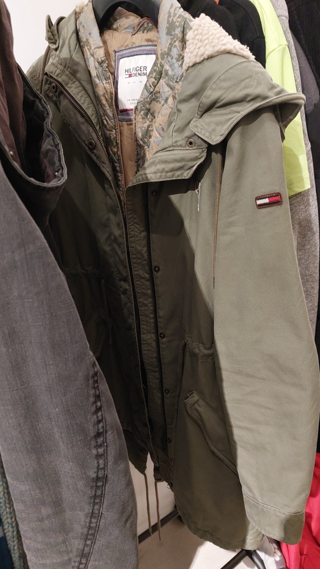 Tommy Hilfiger Parka Olivgrün Größe: S