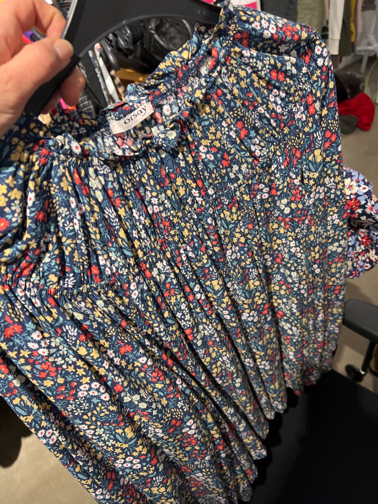 Orsay Bluse Blumenmuster Größe: M