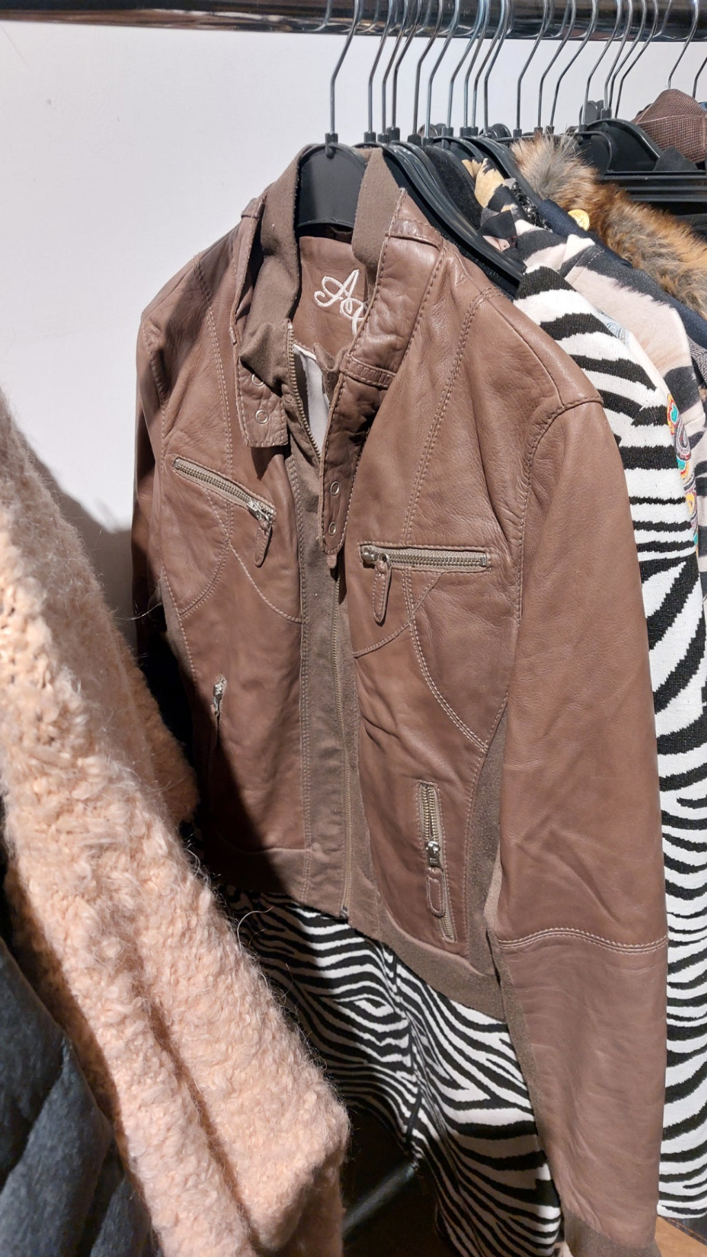 Arma Collection Lederjacke Braun Größe: S