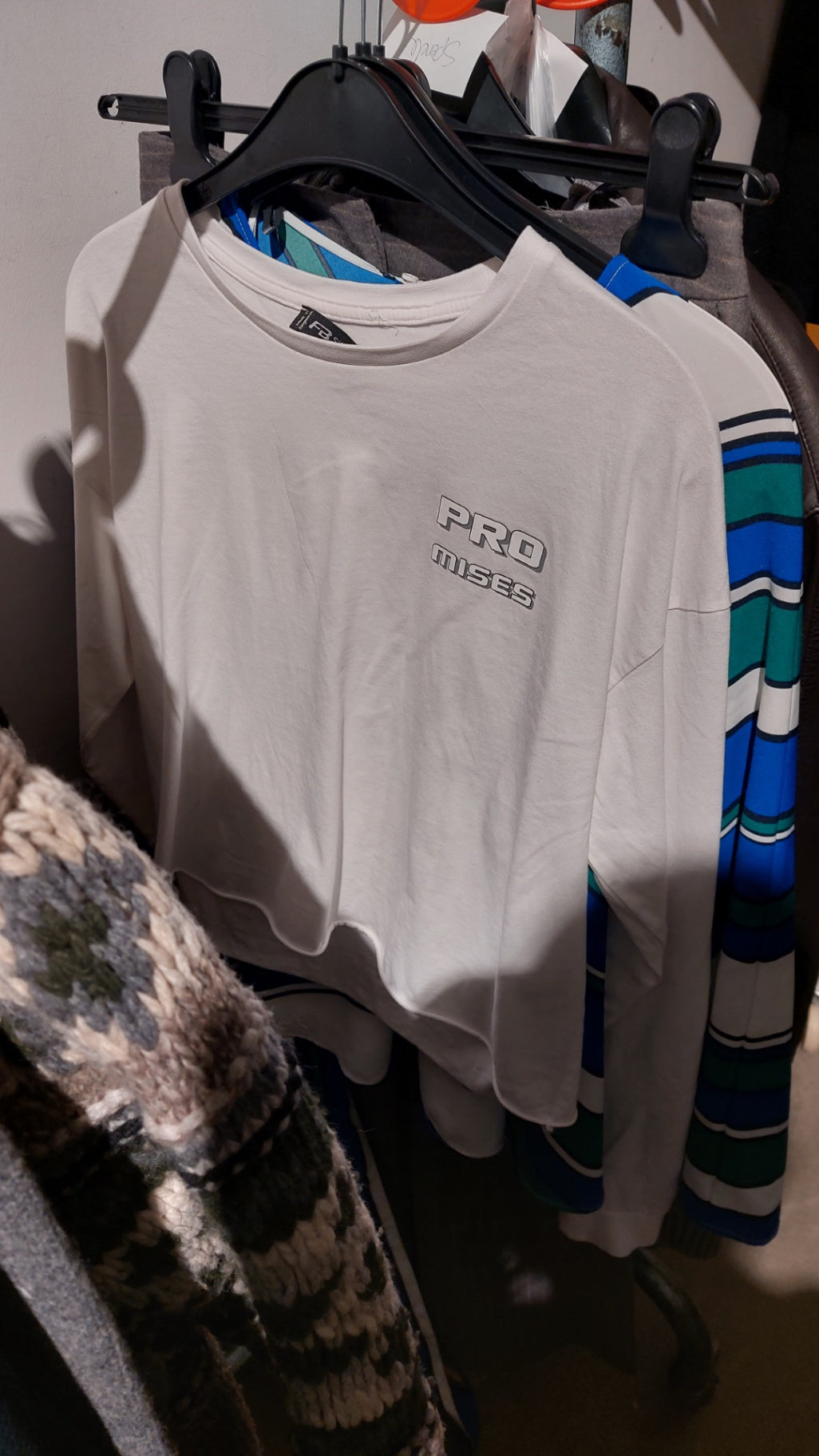 FB Sister Langarmshirt Weiß Größe: M