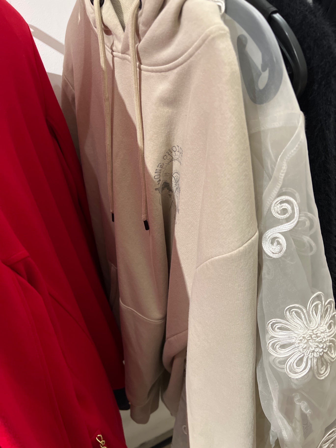 One Choice Apparell Hoodie Beige Größe: M
