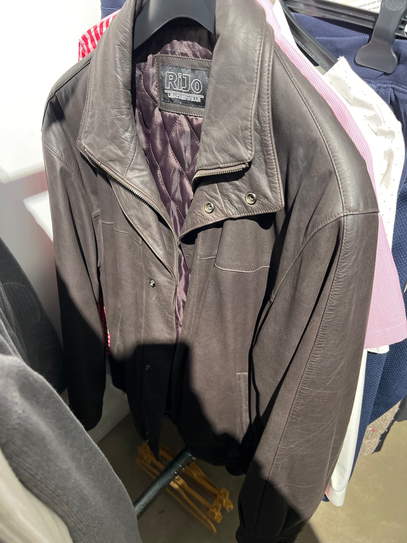 RiJo Lederjacke Braun Größe: M