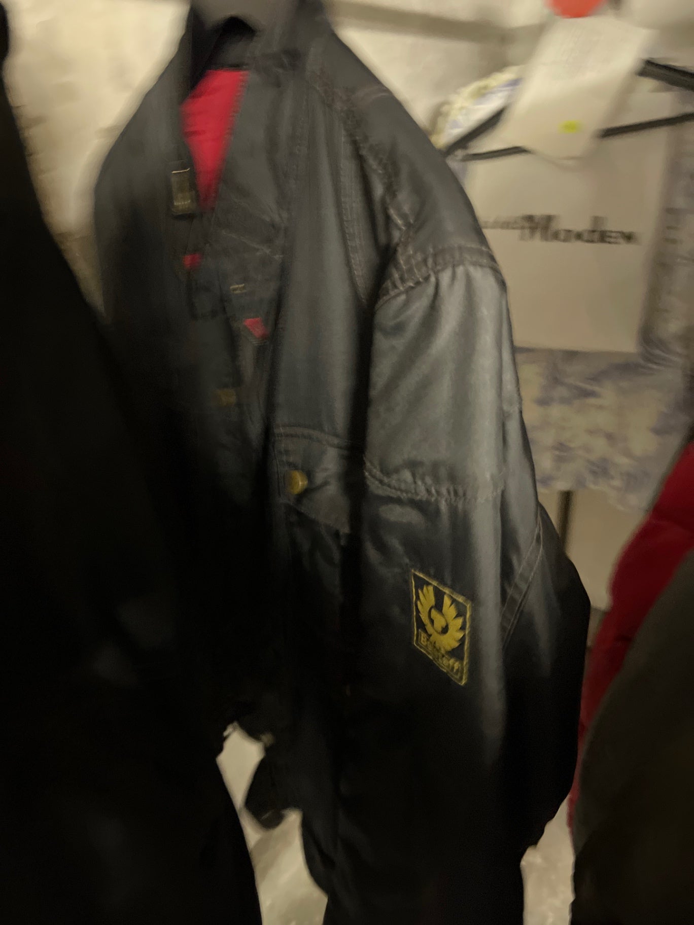 Belstaff Jacke Schwarz Größe: L