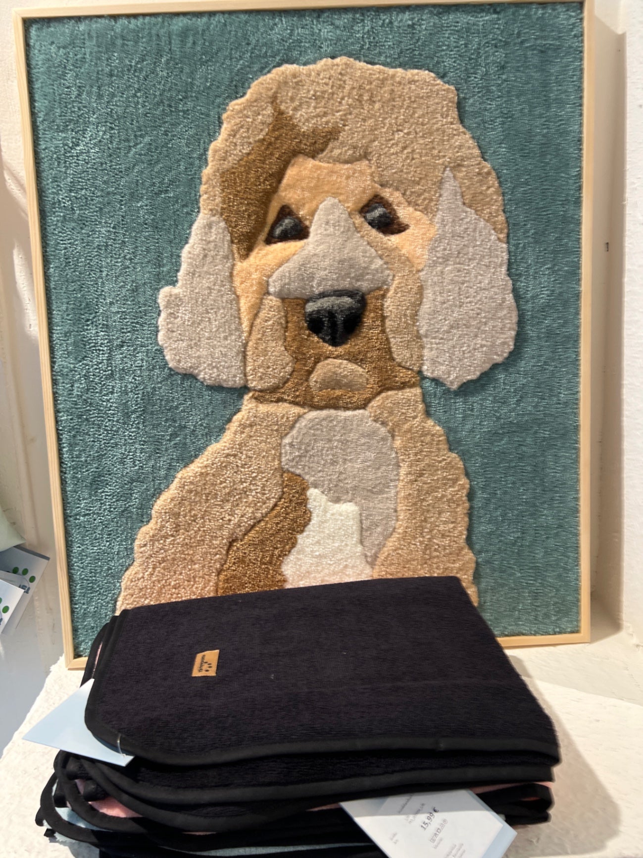 Teppichbild Hund Mehrfarbig