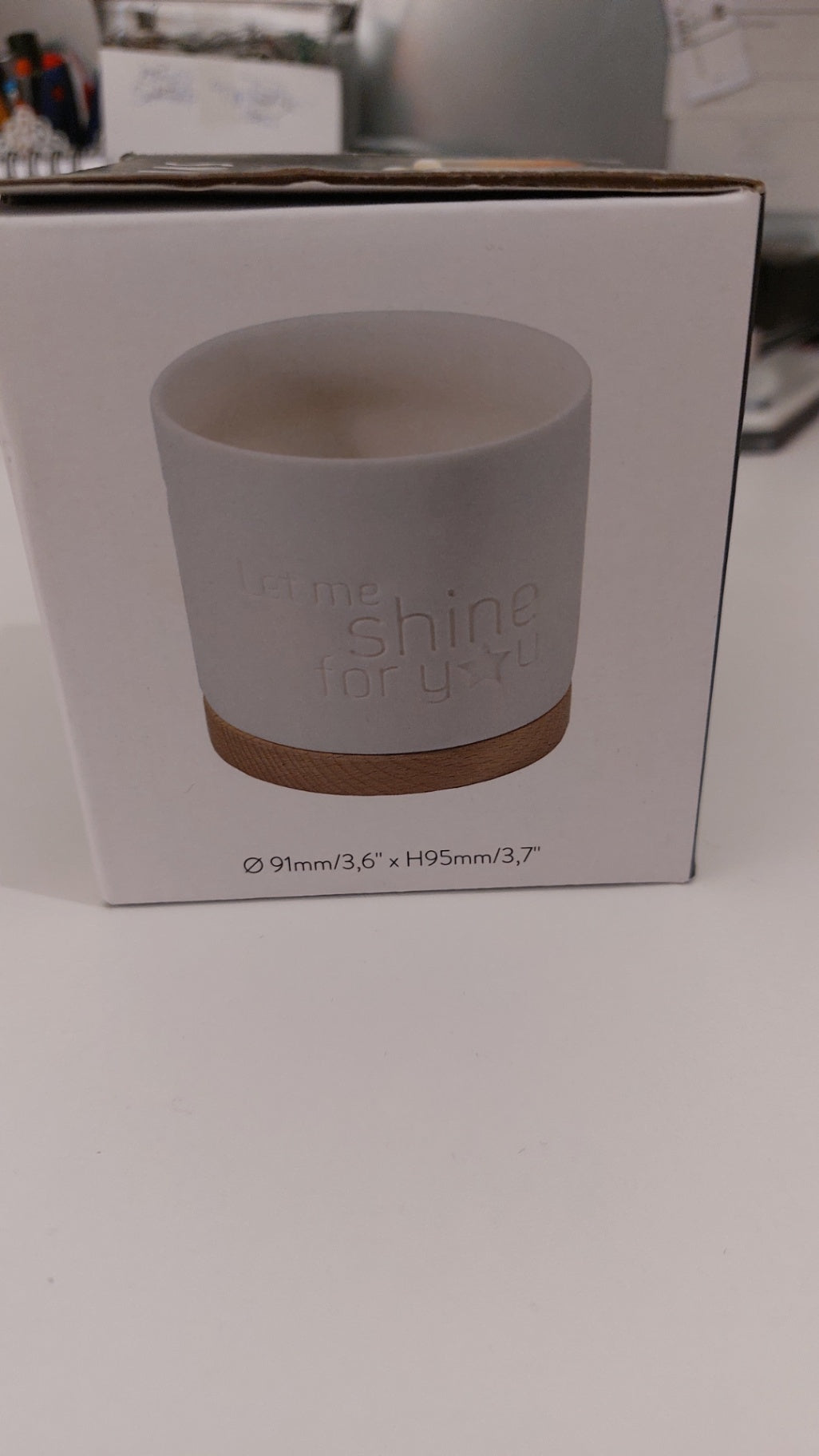 Spaas Kerze "Shine for you"