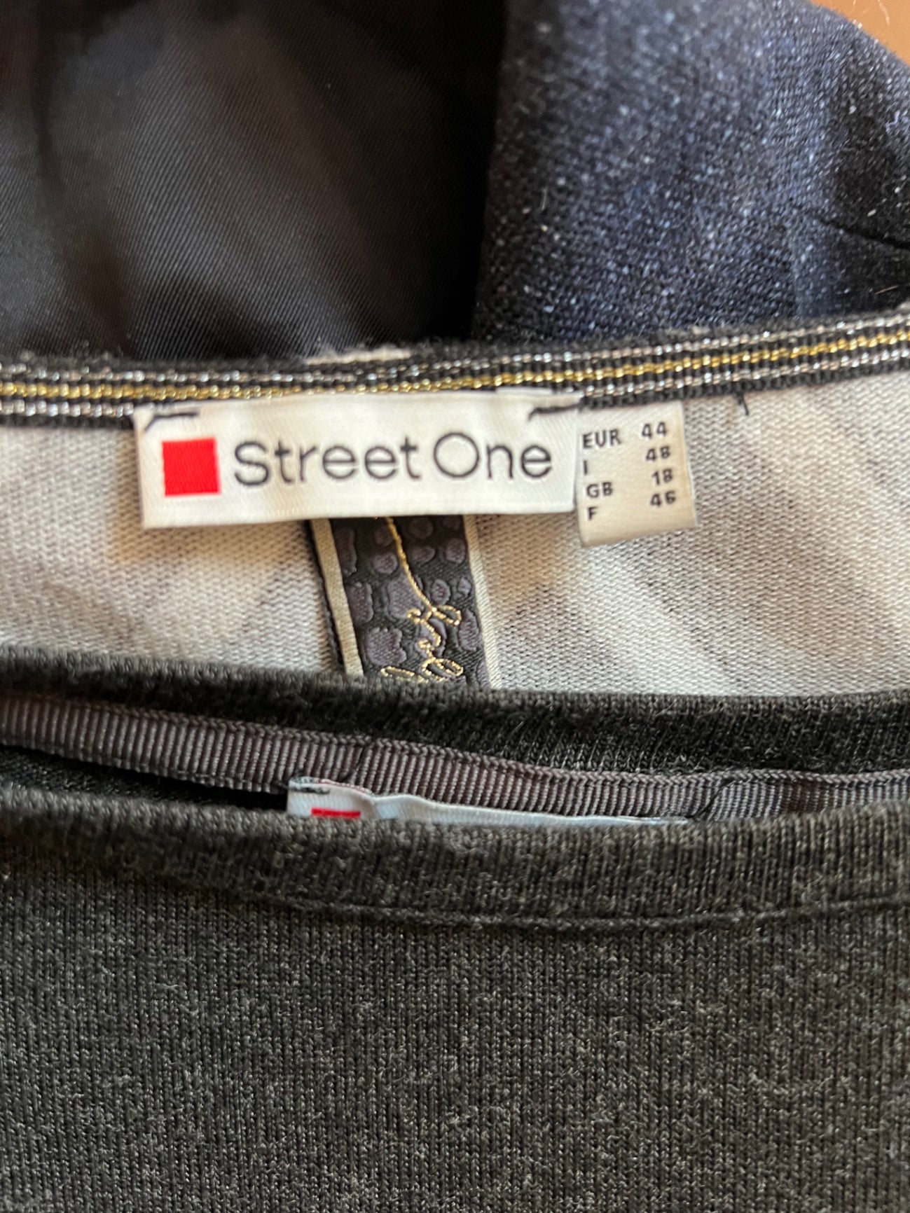 Street One Pullover Schwarz Größe: 44
