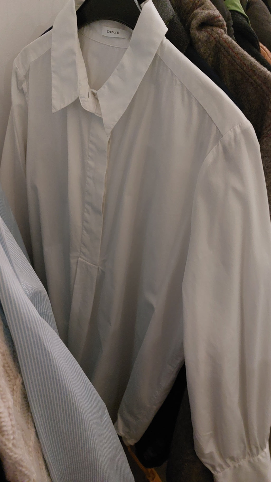 Opus Bluse Weiß Größe: M / L