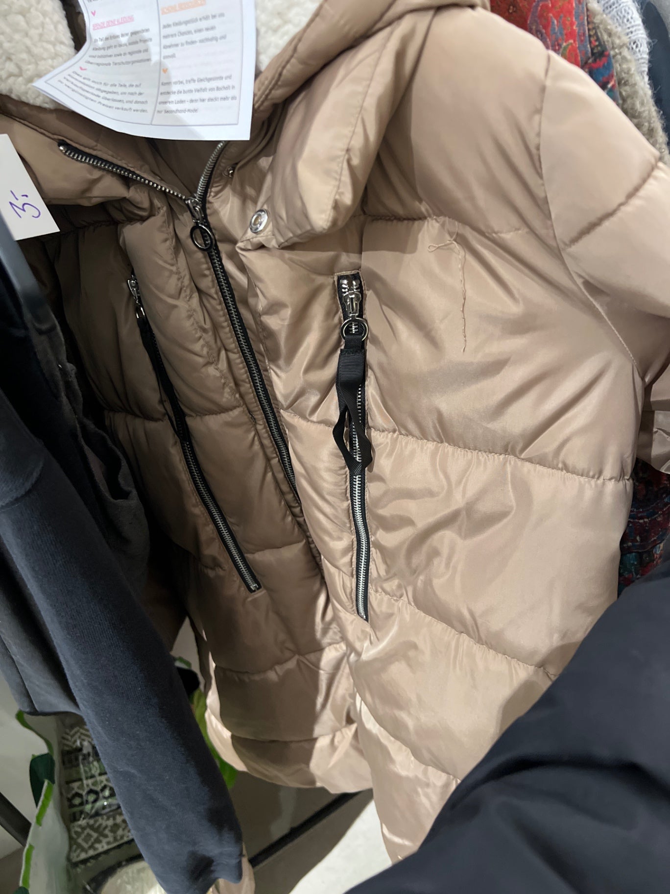 Only Winterjacke Beige Größe: L