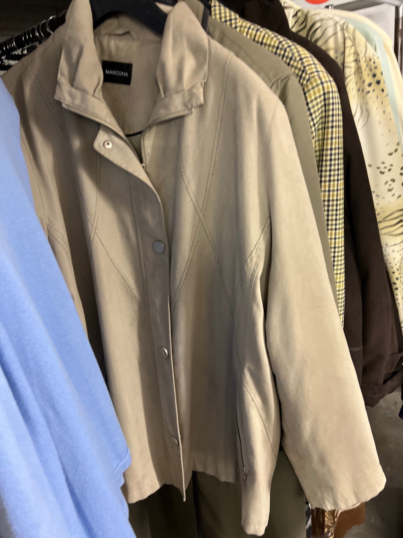Marcona Jacke Beige Größe: XXXL