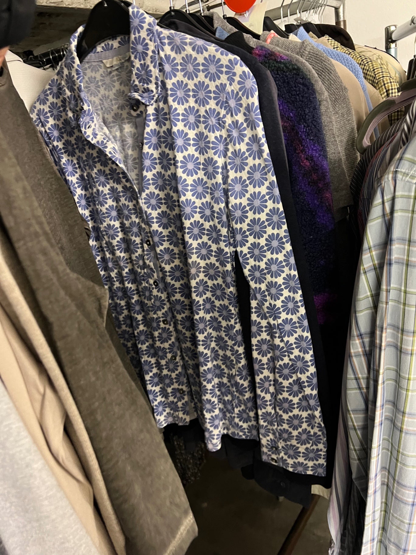 Boden Hemd Blau und Weiß Größe: M