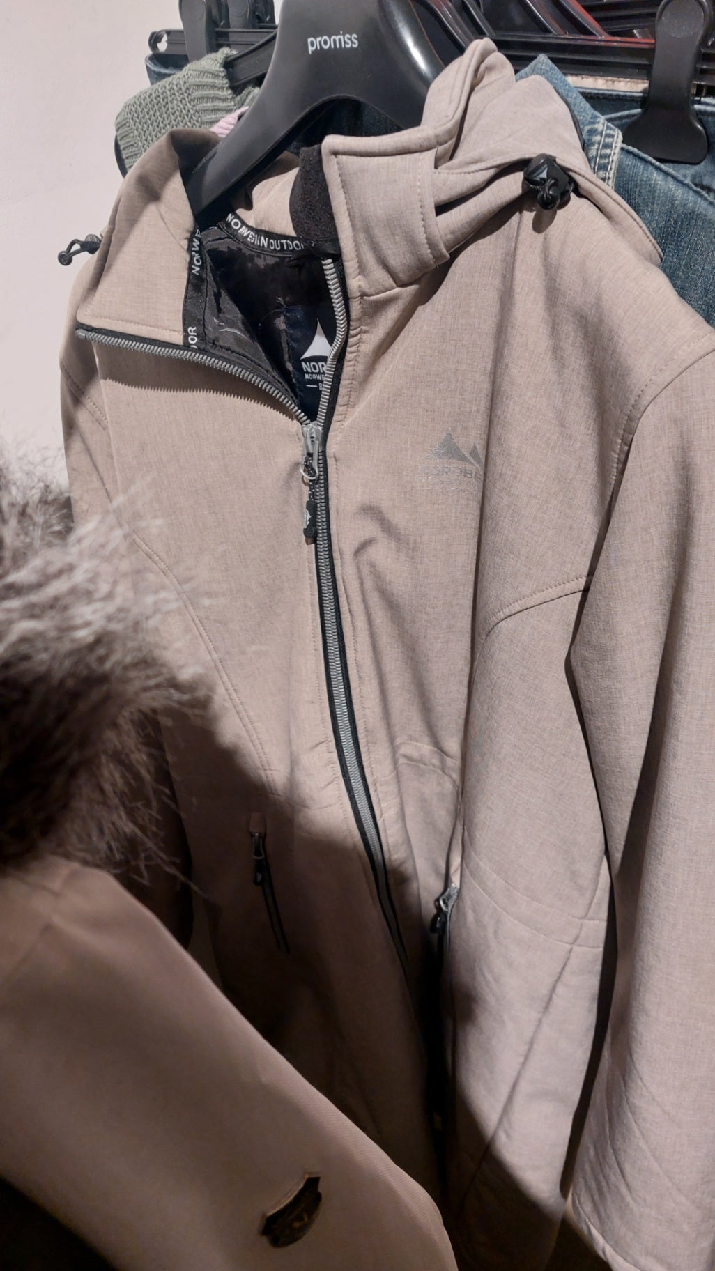 Nordberg Outdoorjacke Beige Größe: XL