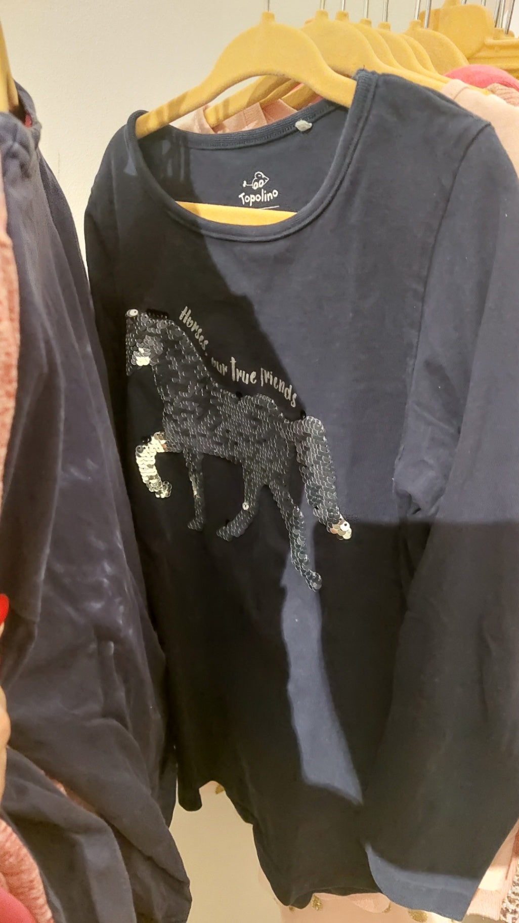Topolino Langarmshirt Dunkelblau Größe: 122