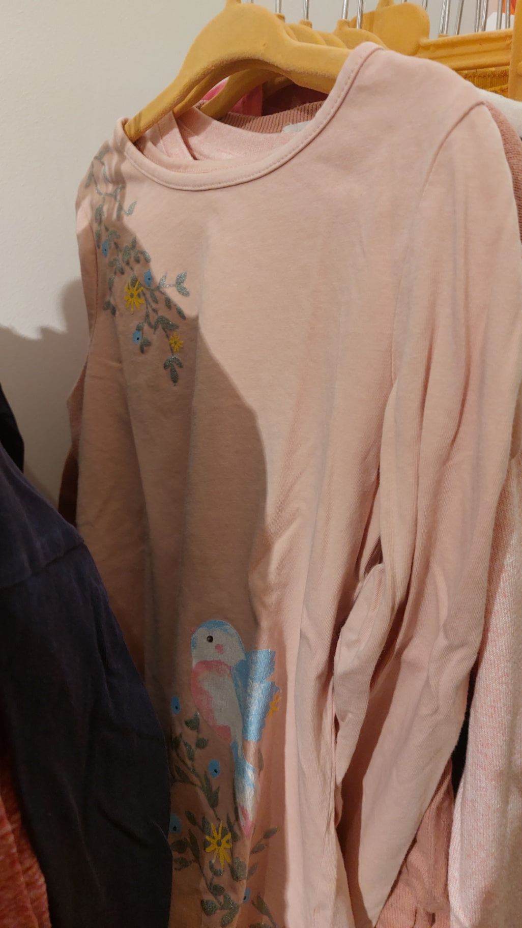 Palomino Langarmshirt Rosa Größe: 122