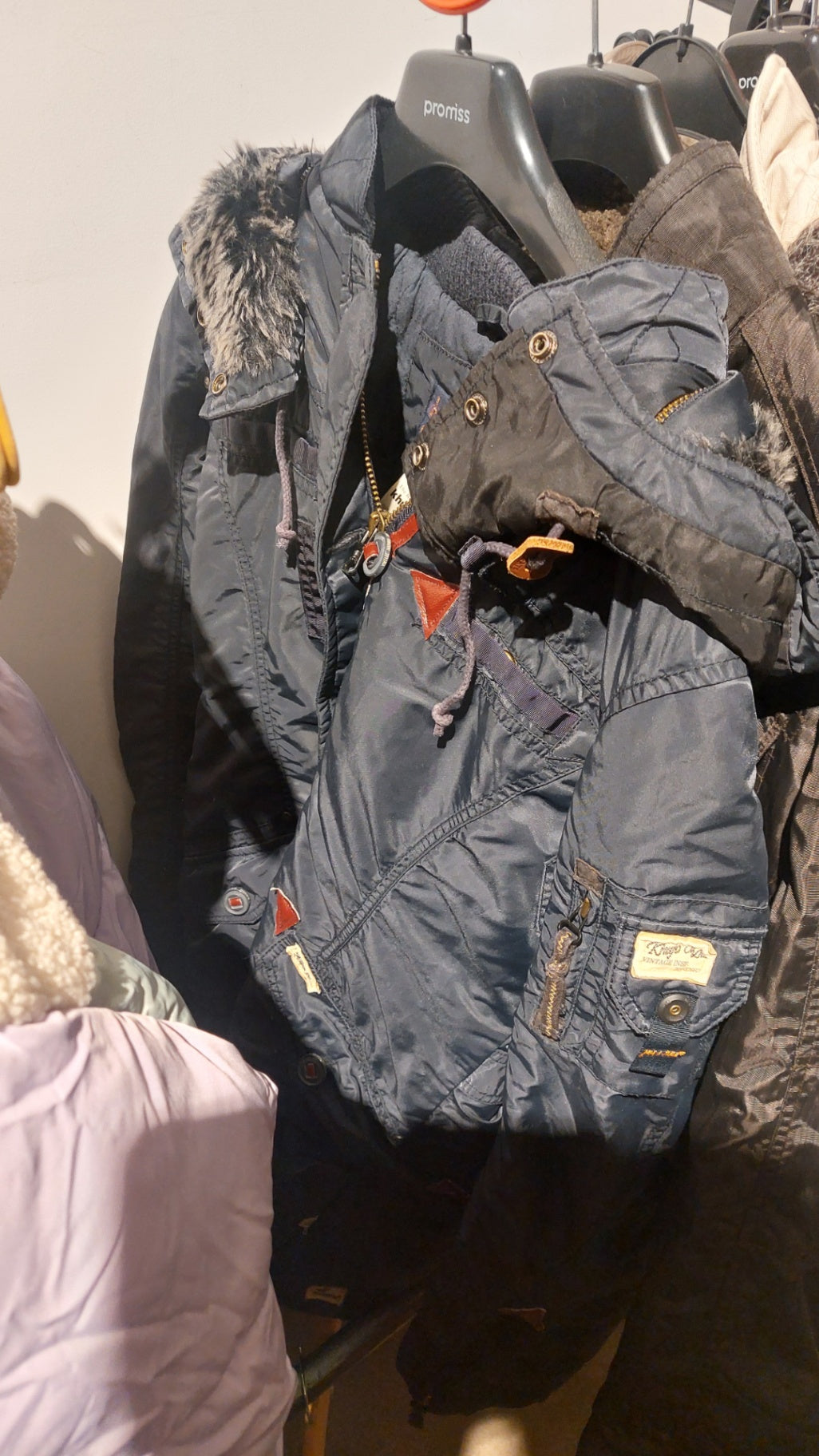 Khujo Jacke Blau Größe: XL