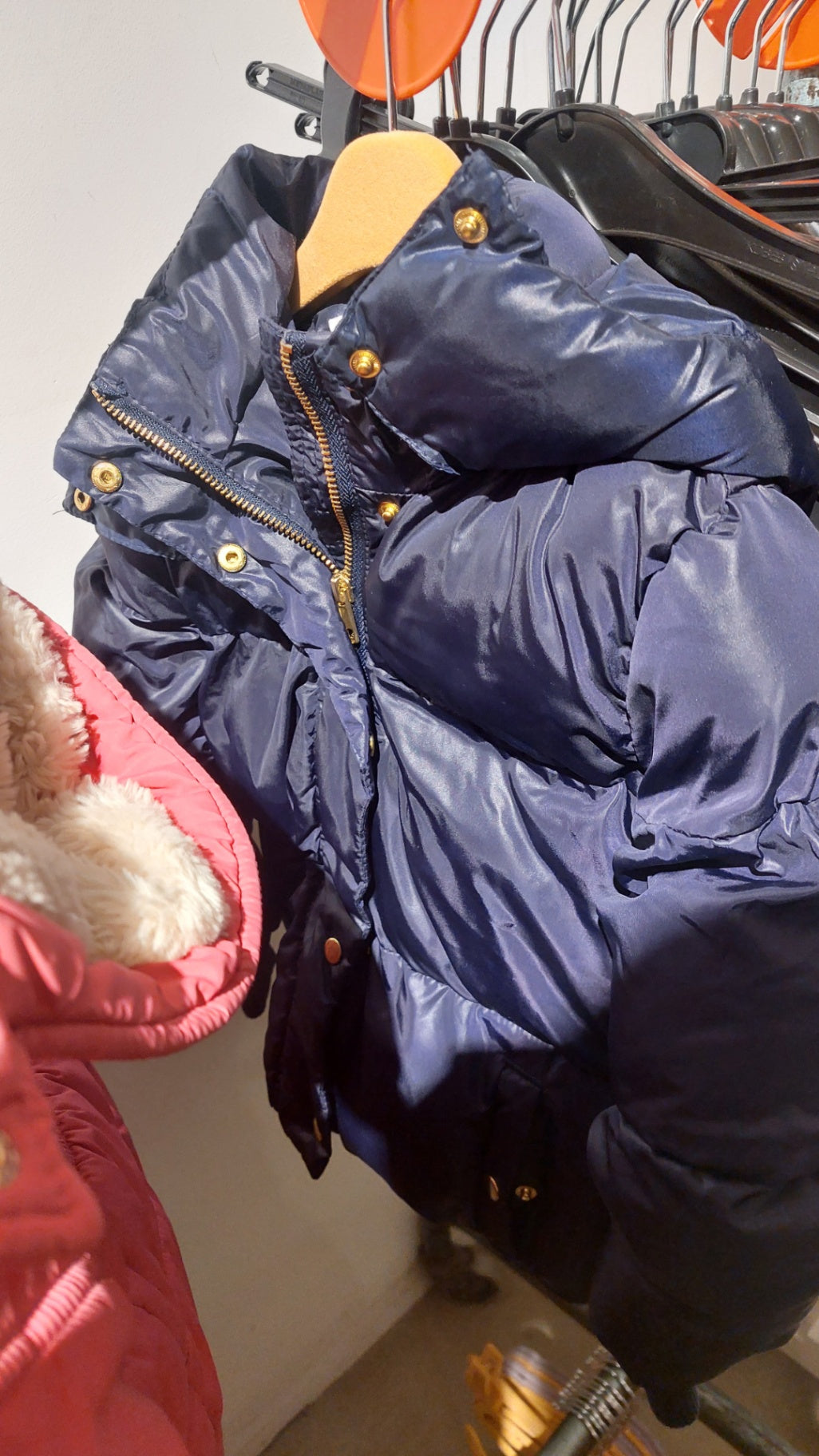H&M Winterjacke Blau Größe: 122