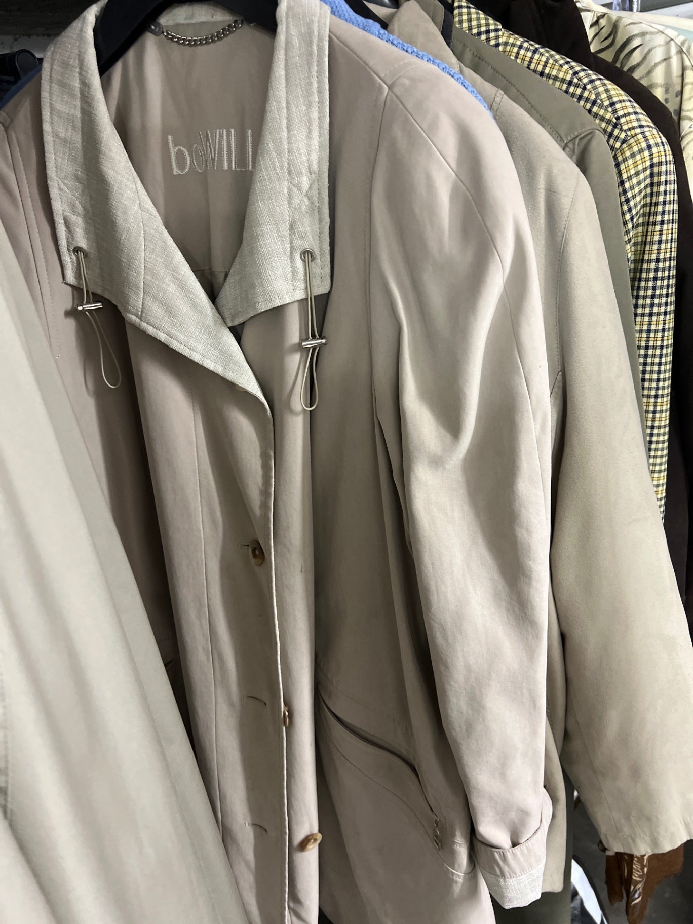 bovilla Mantel Beige Größe: XXXL
