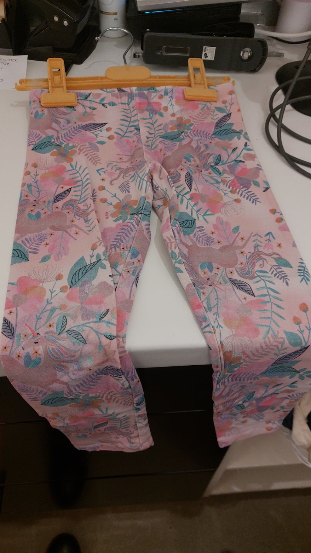 Next Leggings Rosa mit buntem Muster Größe: 116