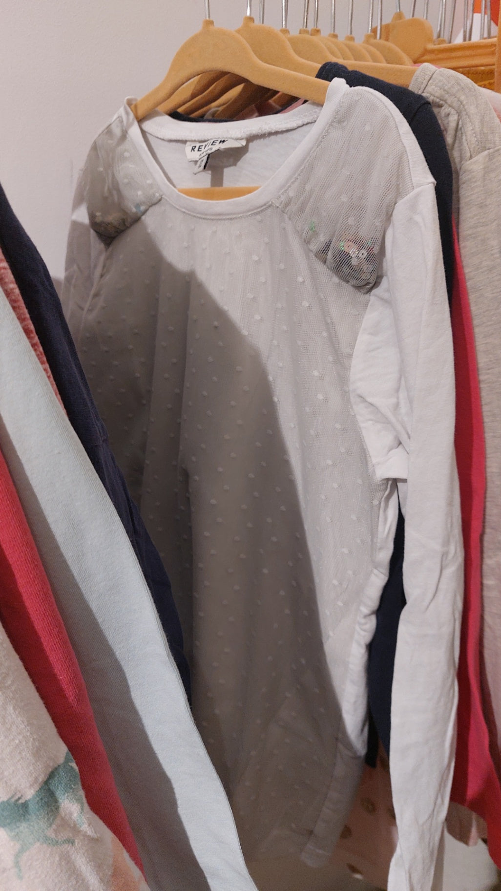 Review Langarmshirt Grau Größe: 128