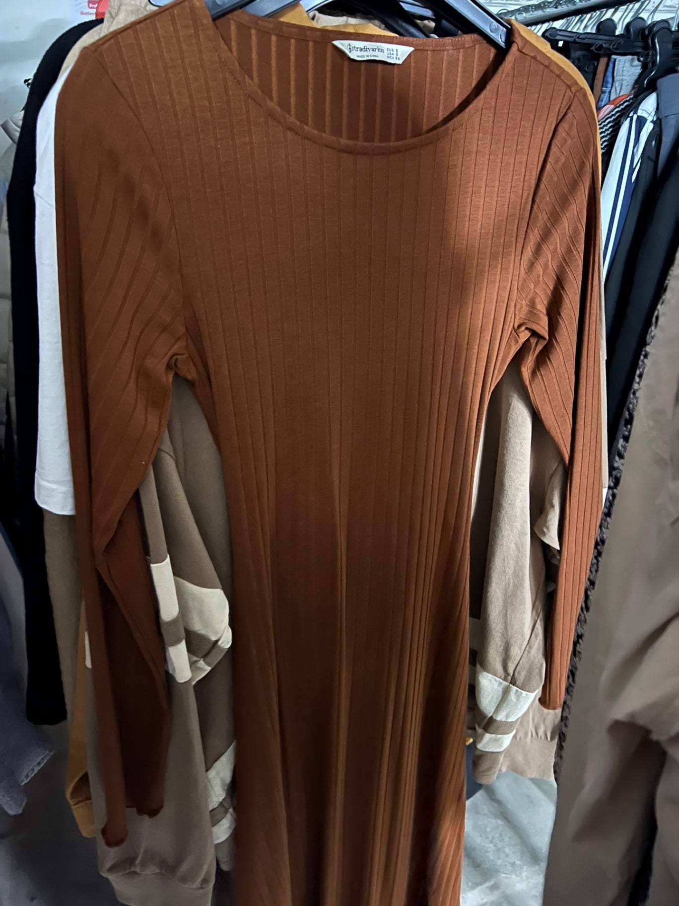 Stradivarius Kleid Braun Größe: M