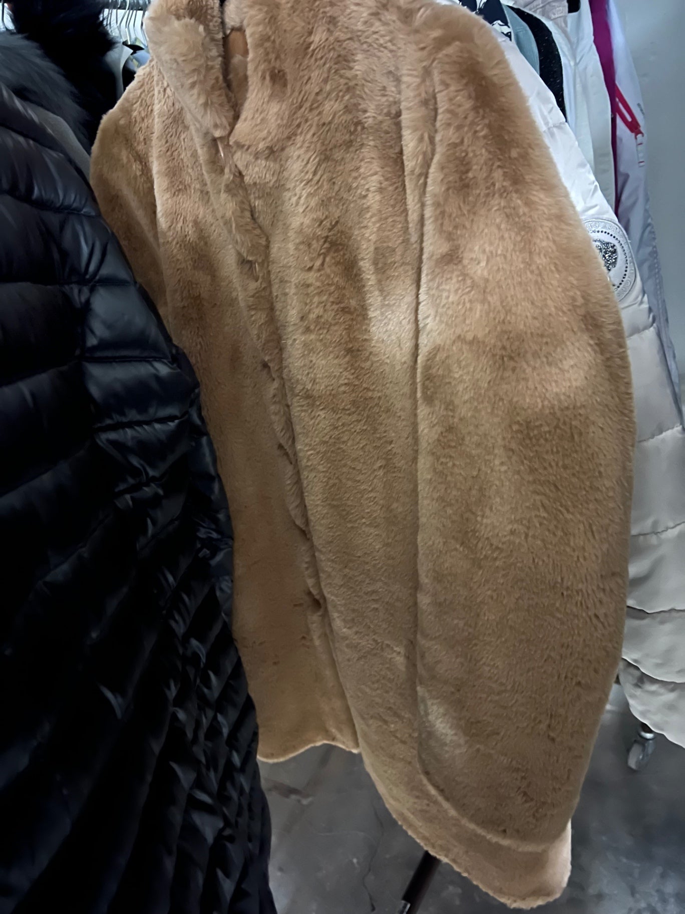vg Mantel Beige Größe: M