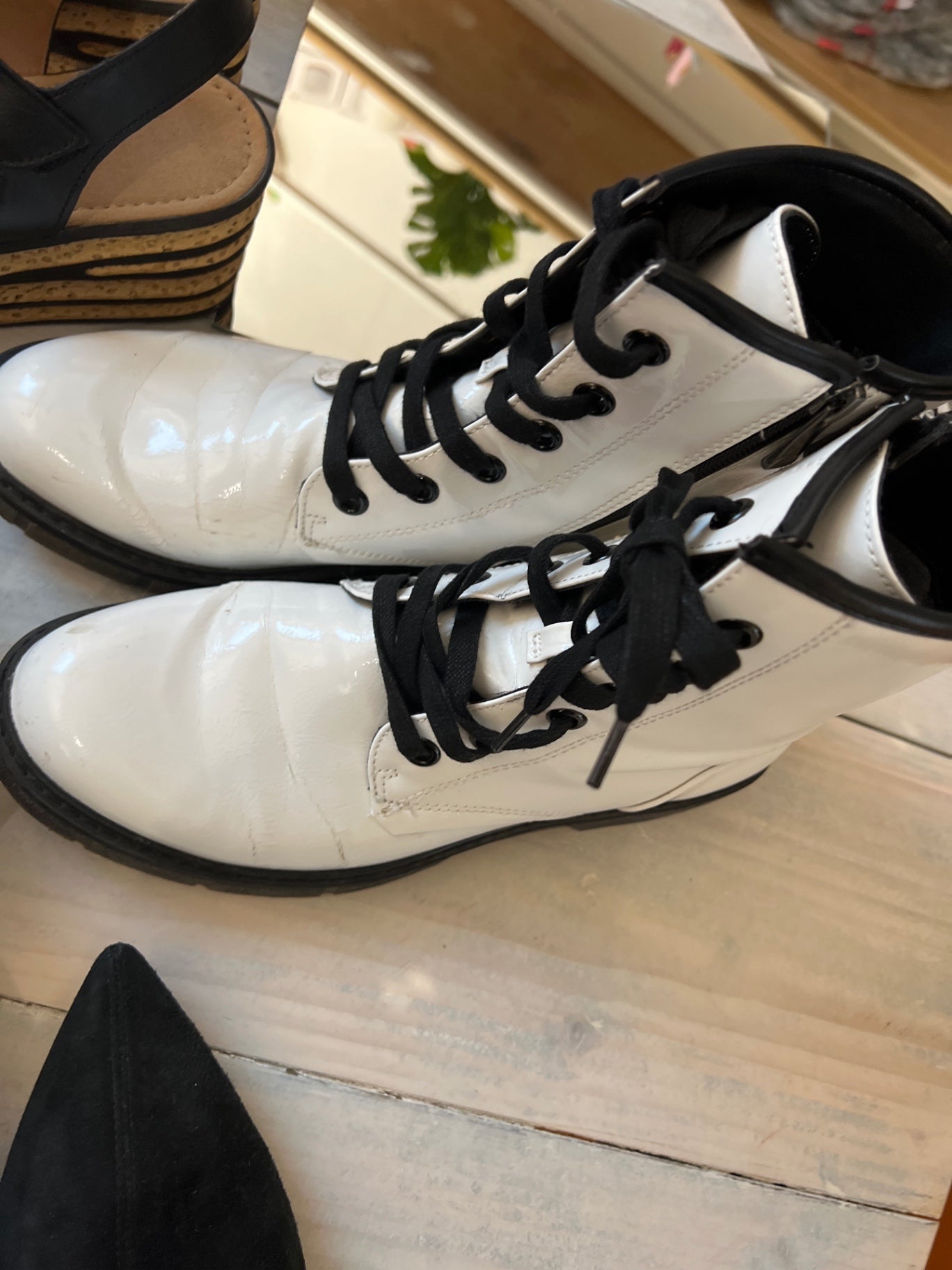 Marco Tozzi Stiefeletten Weiß Größe: 41