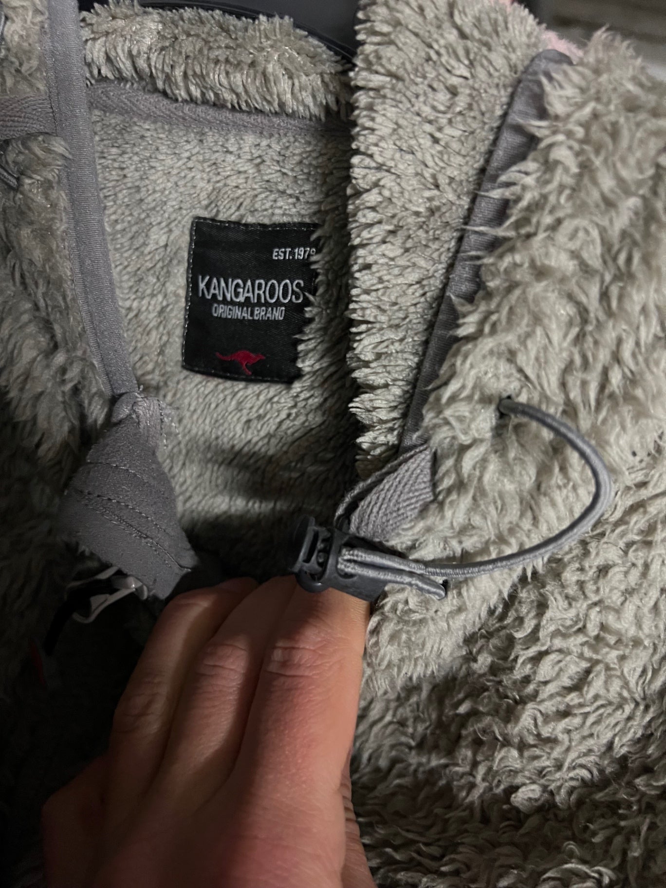 KangaROOS Fleecejacke Grau Größe: M