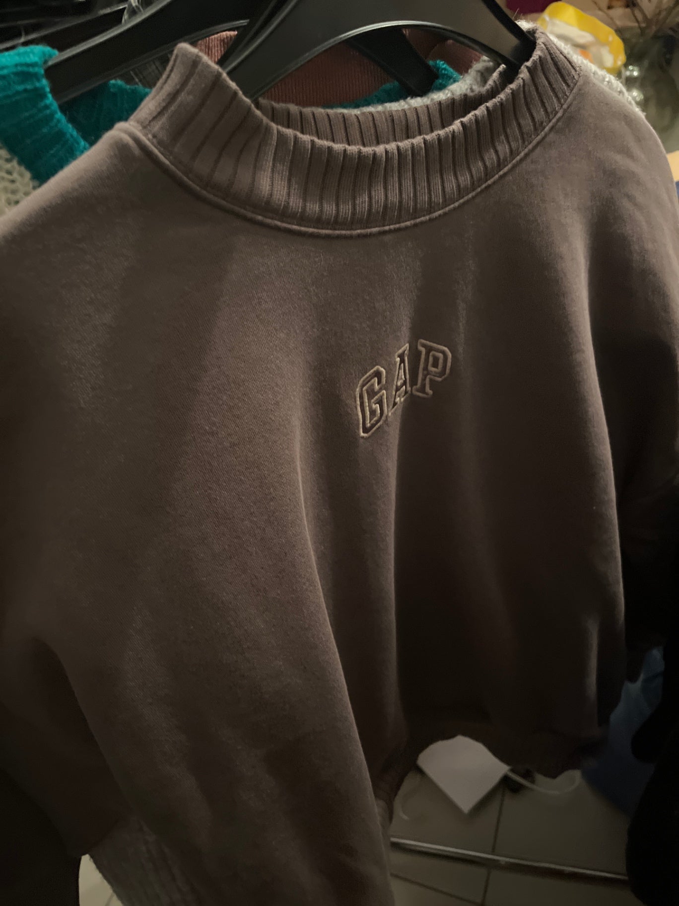 GAP Pullover Graubraun Größe: M