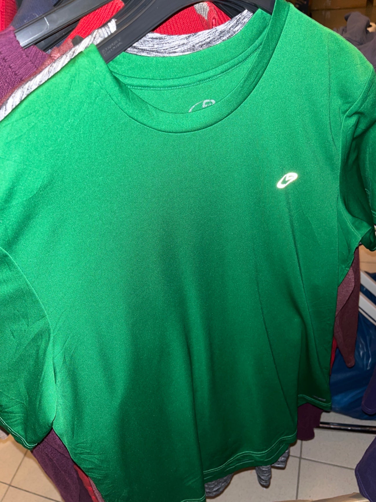 Champion T-Shirt Grün Größe: M