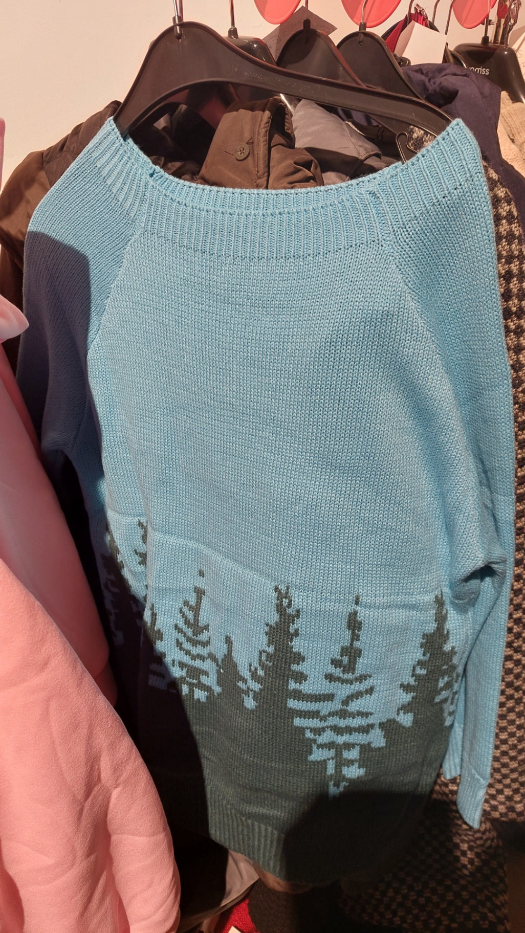 Pullover Hellblau und Grün Größe:
