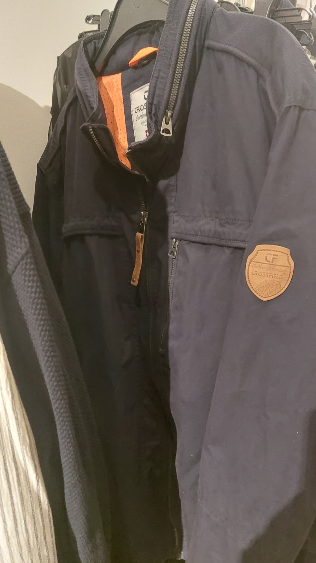Crossfield Jacke Dunkelblau Größe: 58