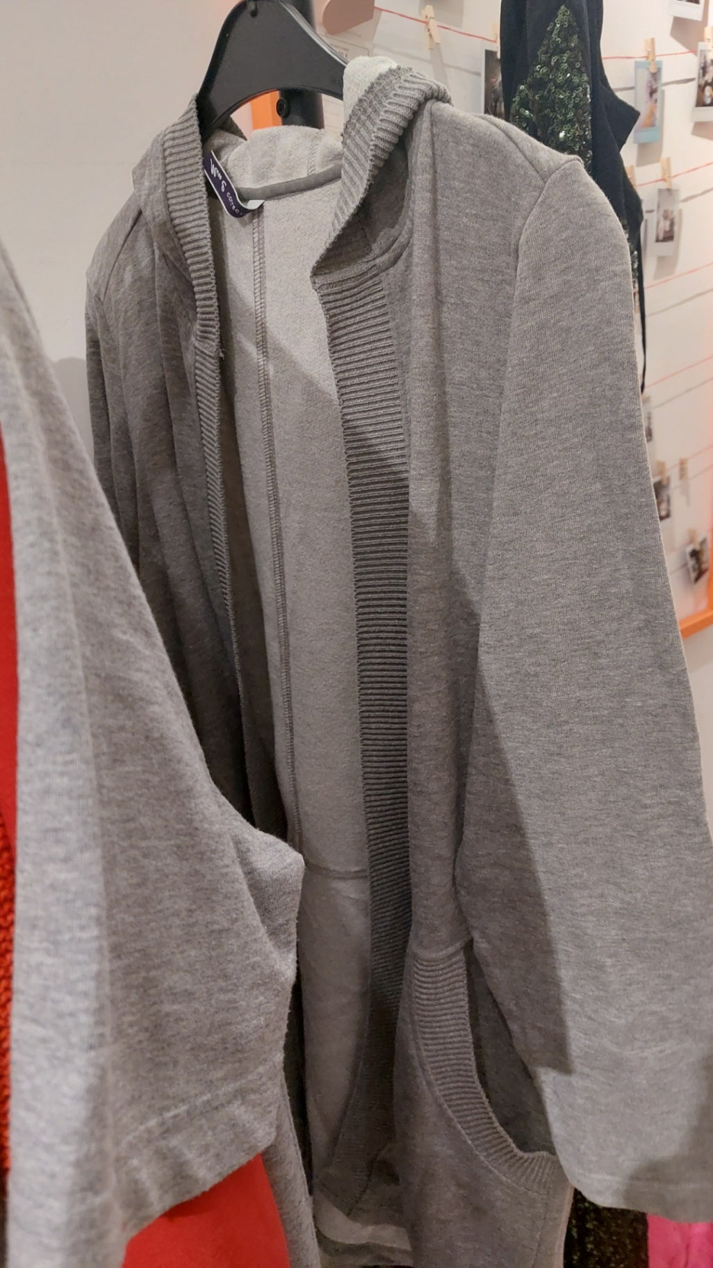 Miss & Collection Cardigan Grau Größe: M