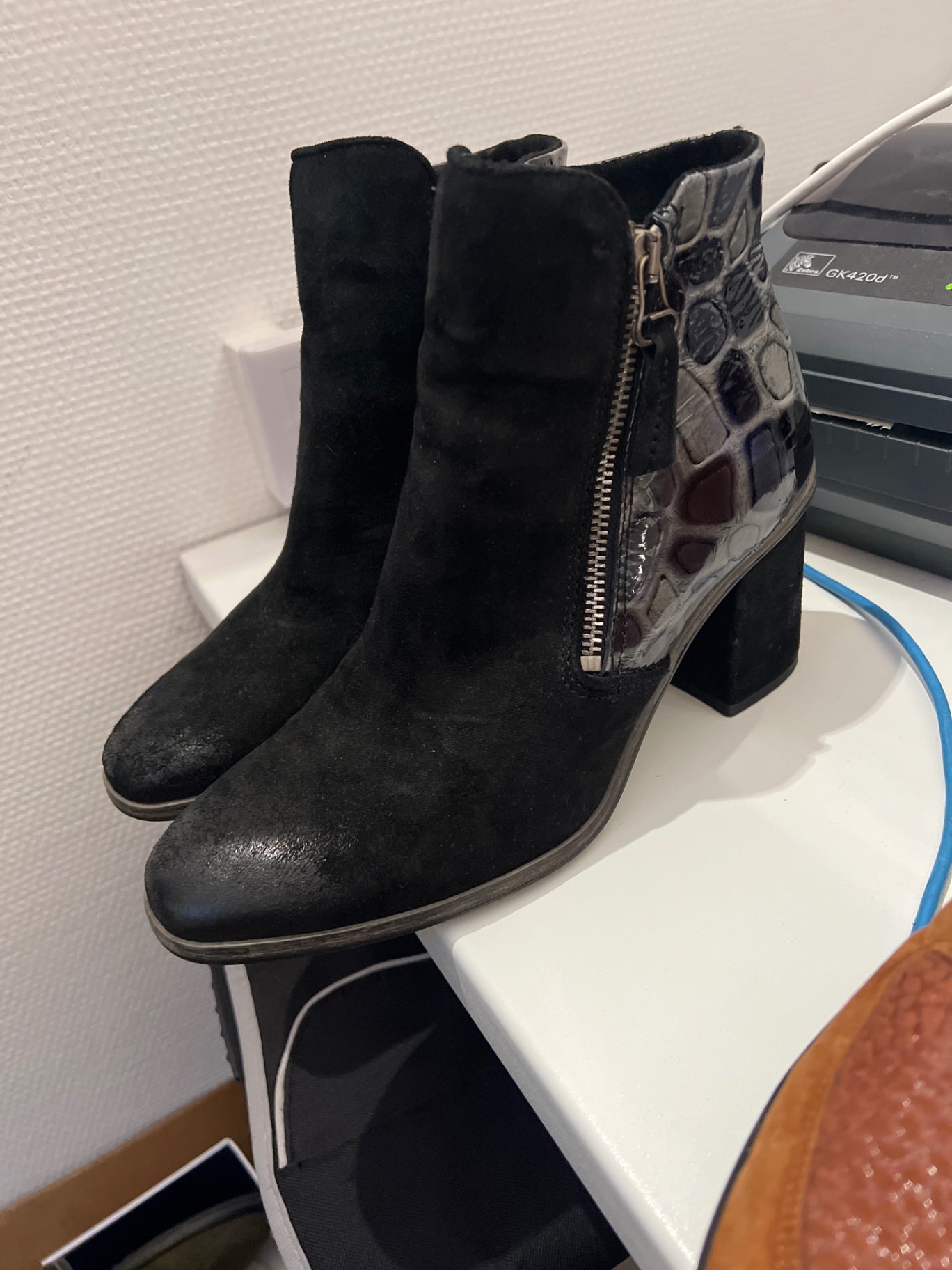 Mijus Stiefeletten Schwarz Größe: 41