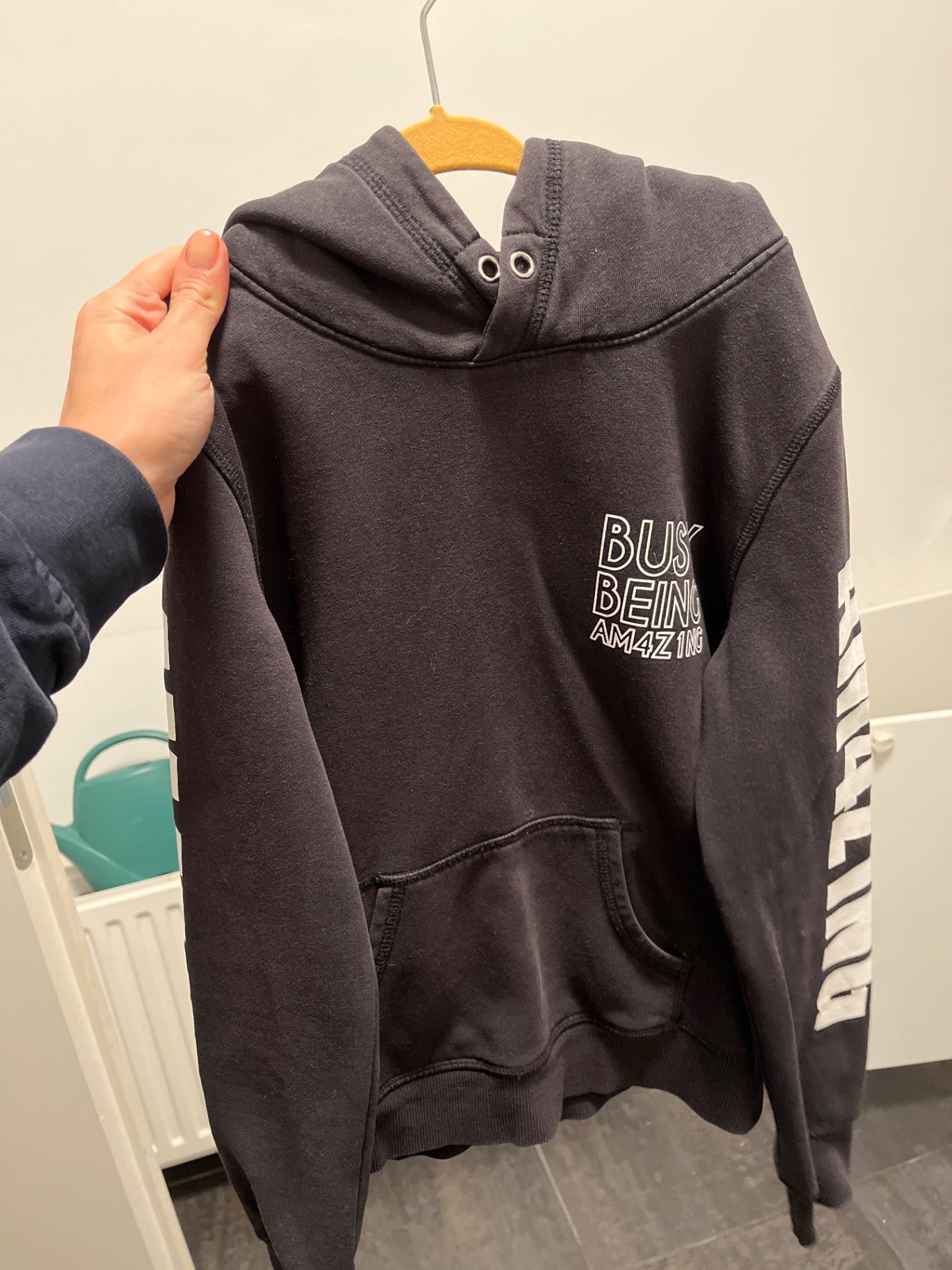 H&M Hoodie Schwarz Größe: 146/152