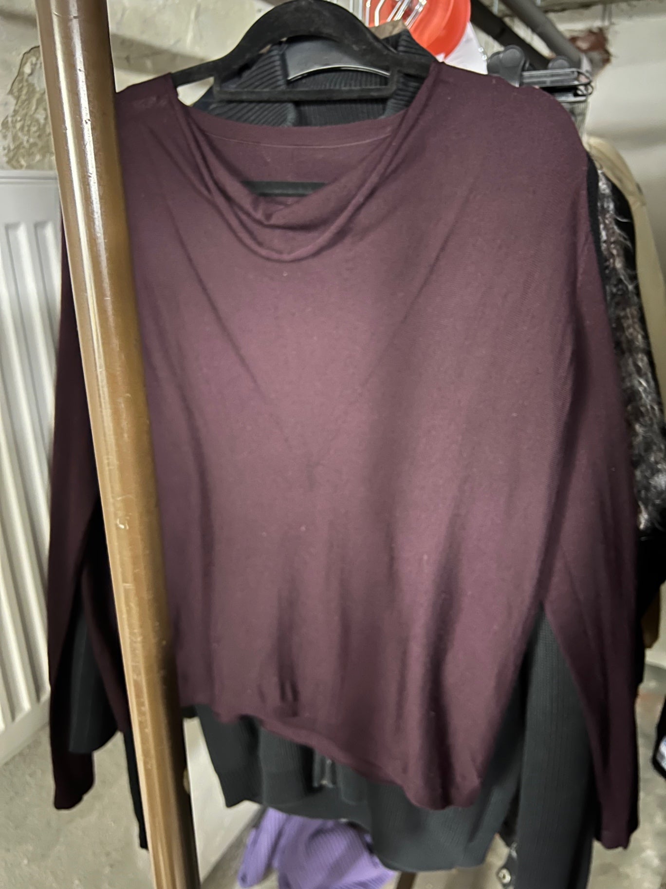 Pullover Bordeaux Größe: S