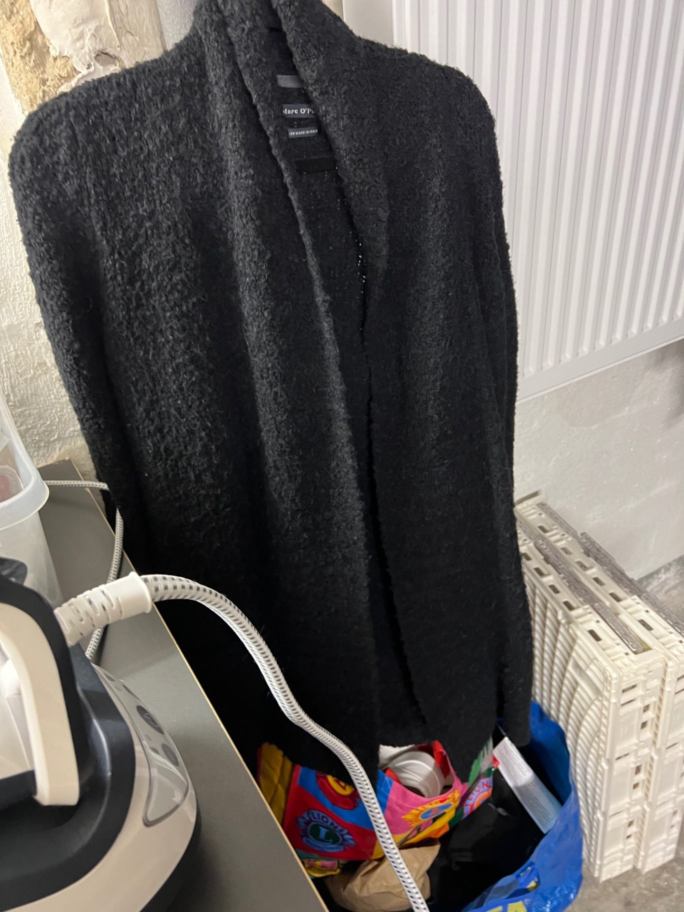 Marc O'Polo Strickjacke Schwarz Größe: M