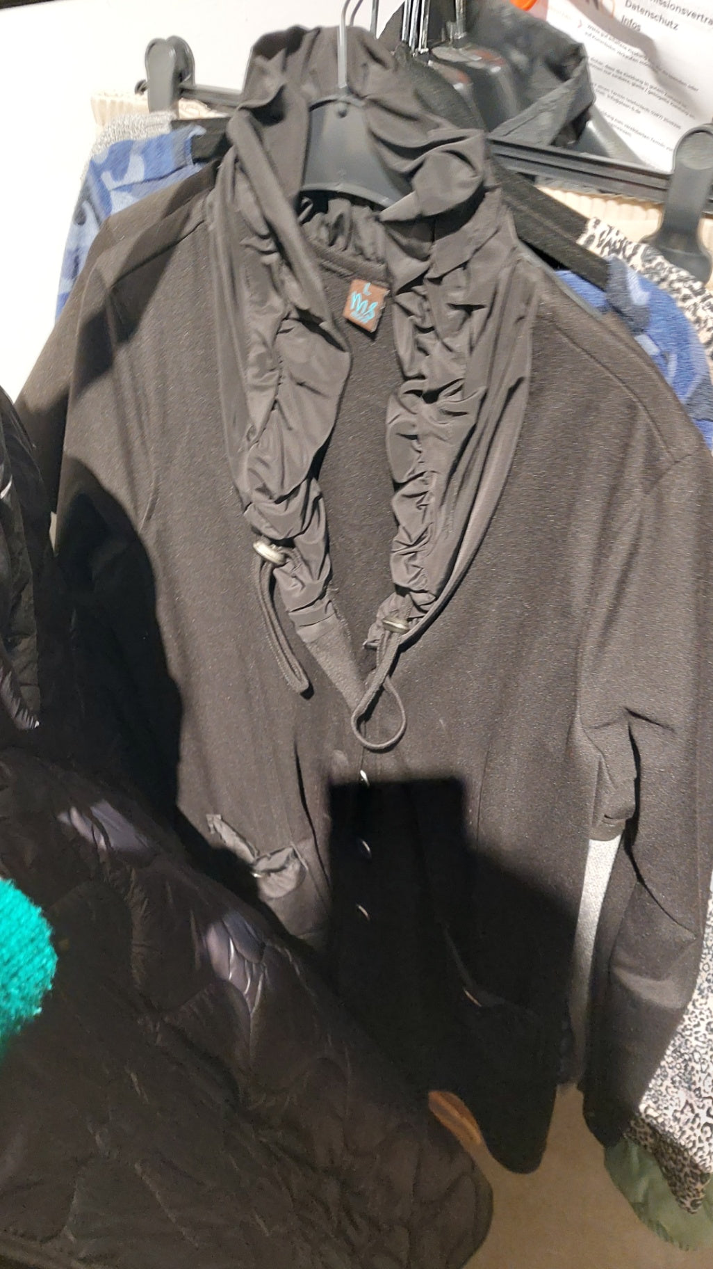MS Mode Jacke Schwarz Größe: L