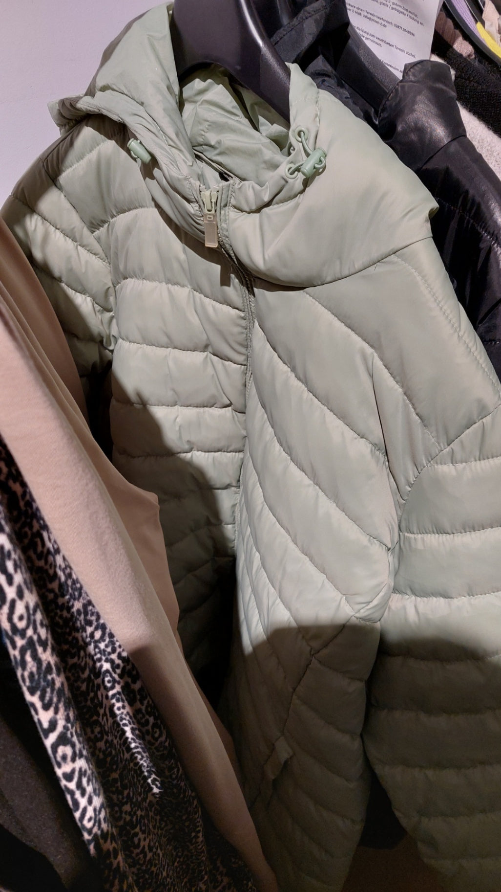 Karmakoma Steppjacke Hellgrün Größe: XL