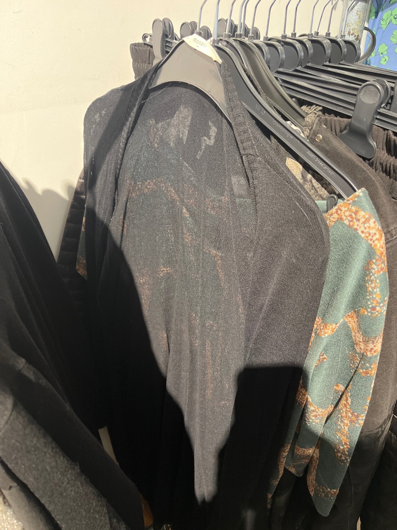 Monari Cardigan Schwarz Größe: 46