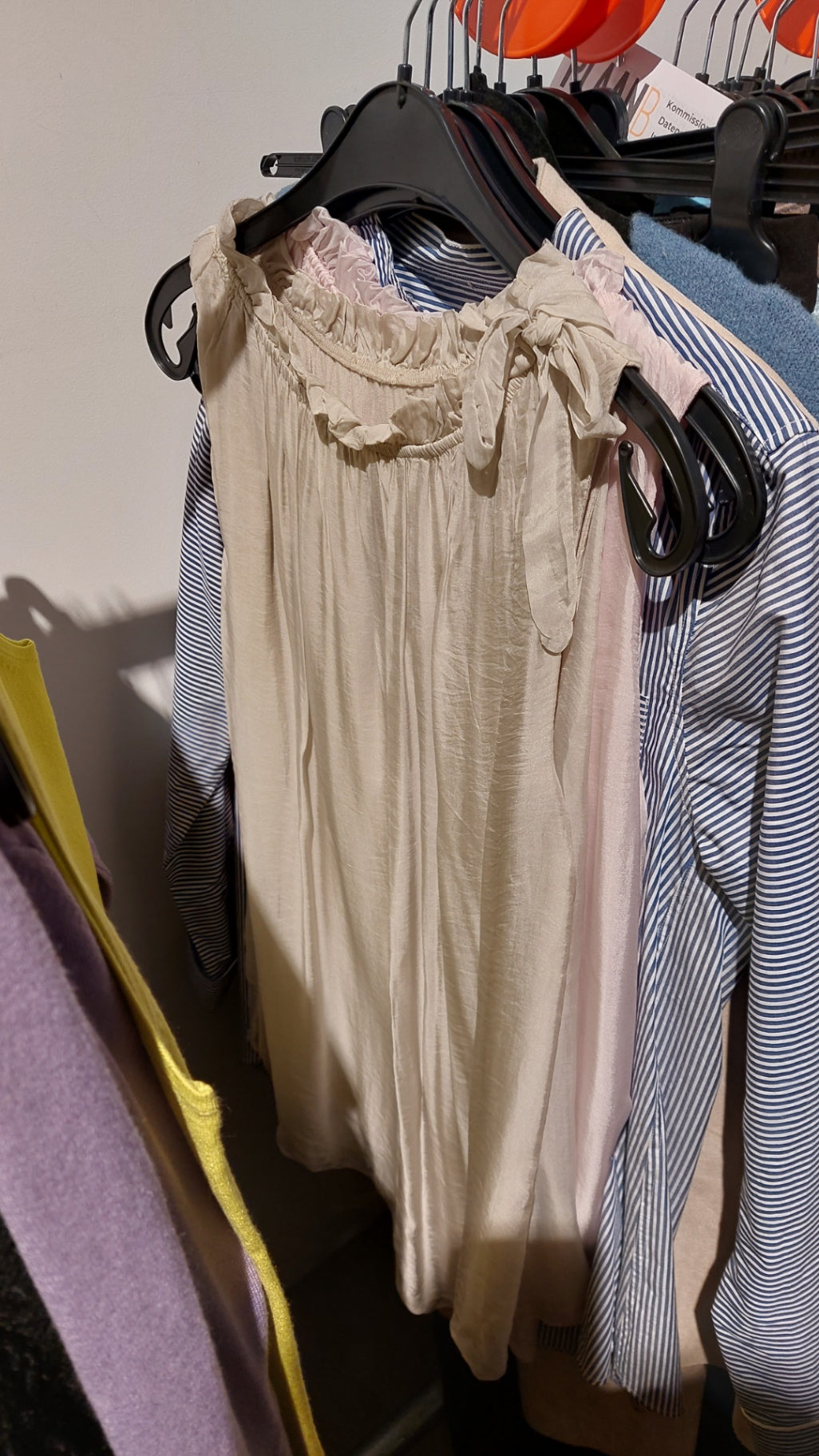 Bluse Beige Größe: S