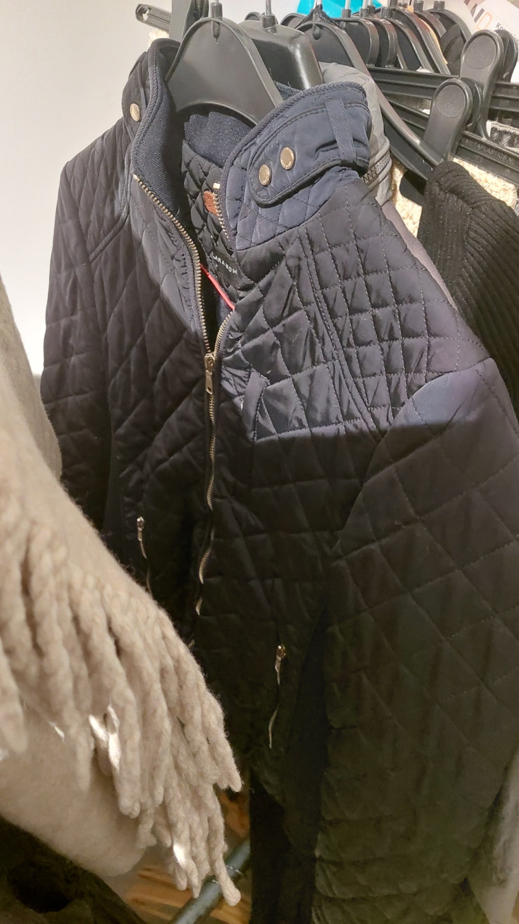 Zara Jacke Dunkelblau Größe: S