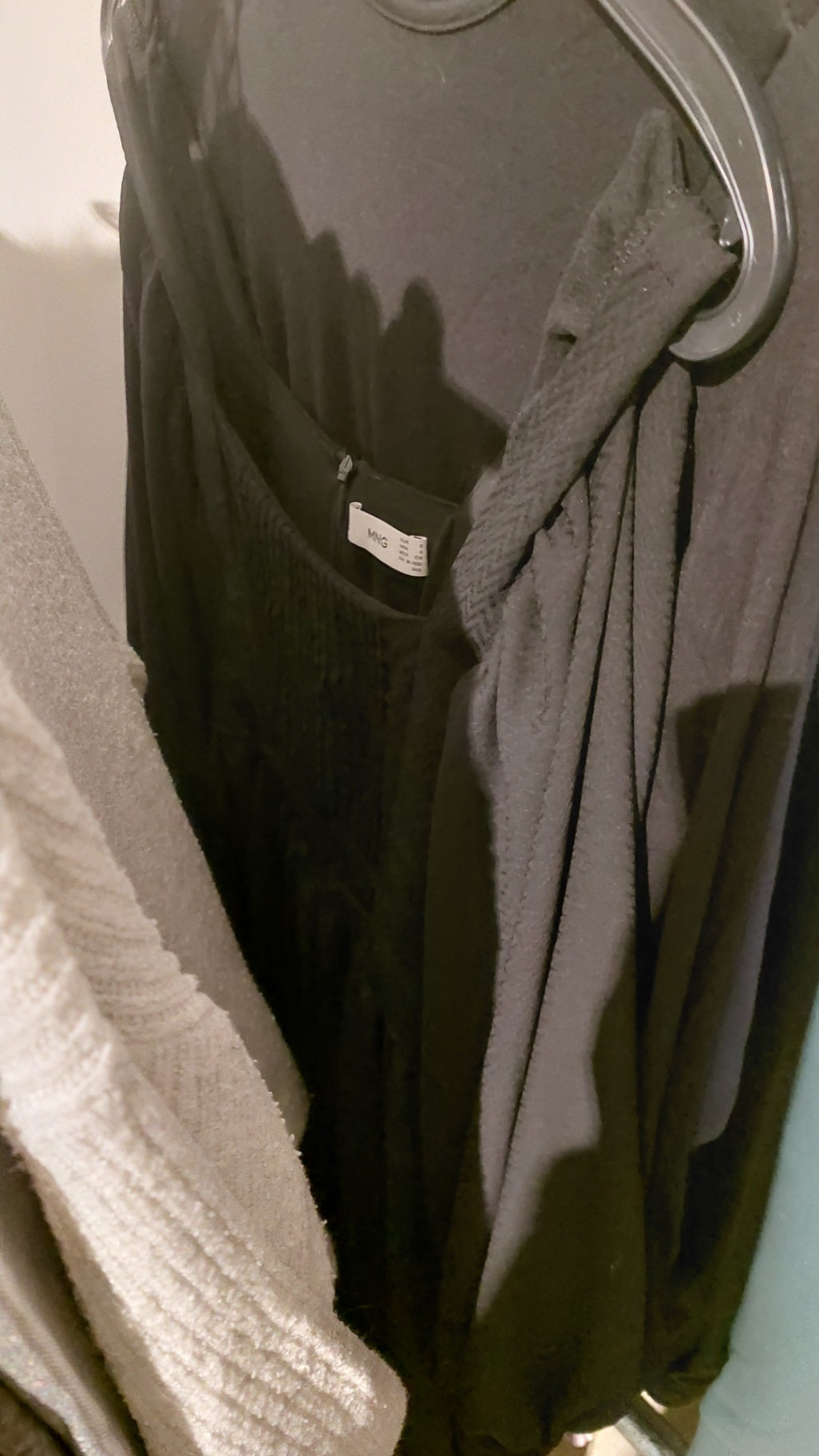 Mango Kleid Schwarz Größe: S