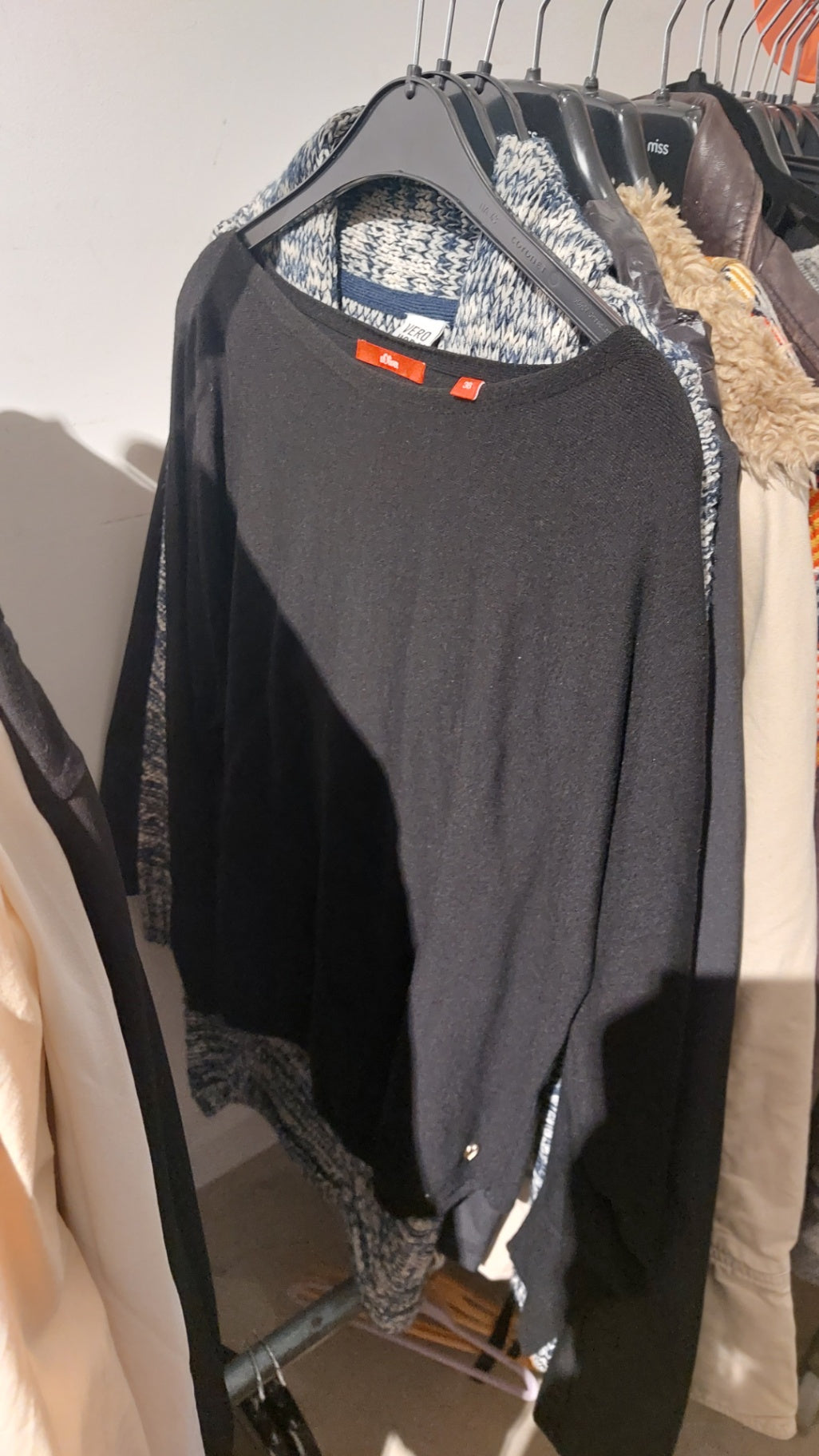 s.Oliver Pullover Schwarz Größe: 36