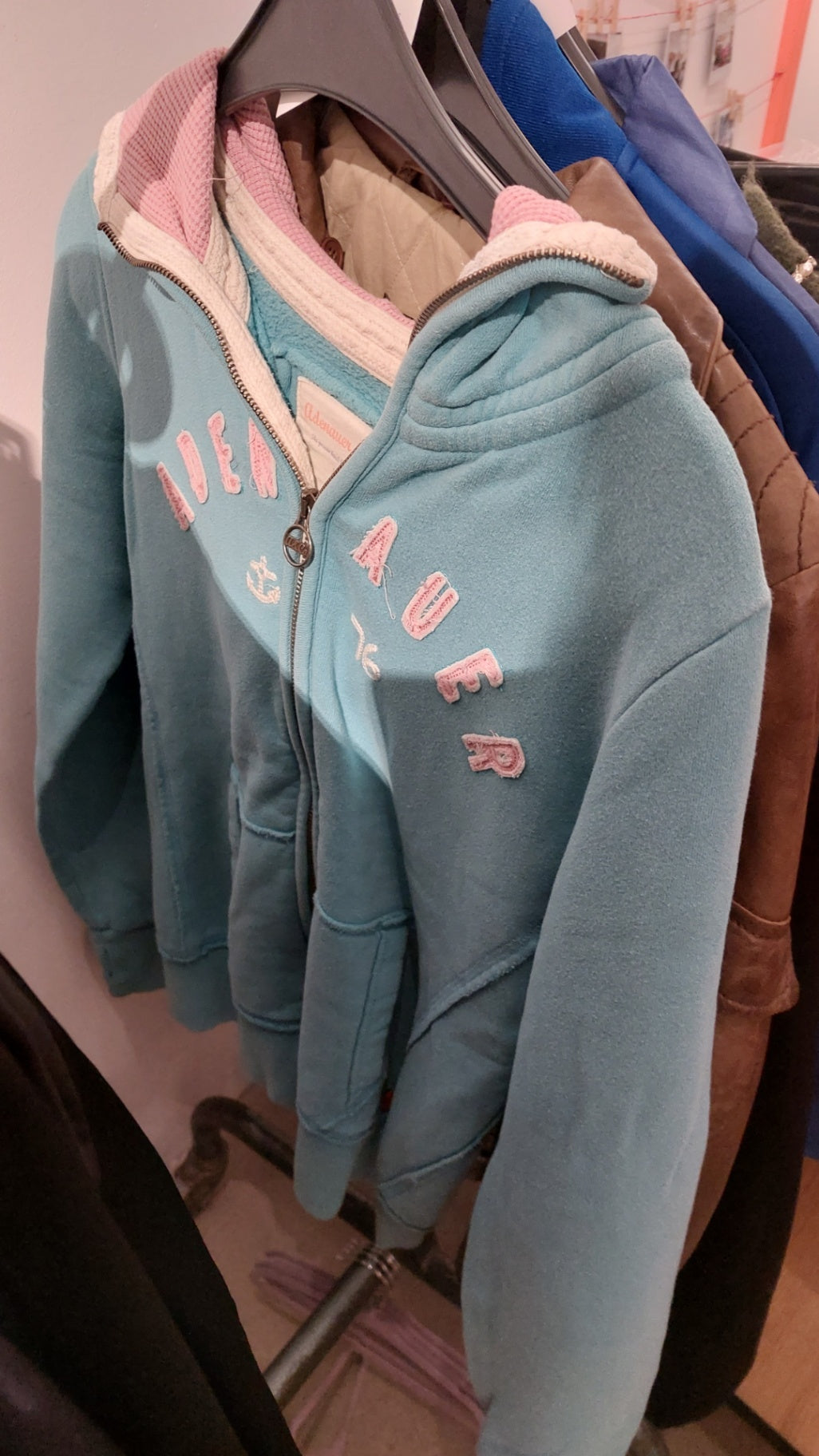 Adenauer & Co Kapuzenjacke Türkis Größe: M