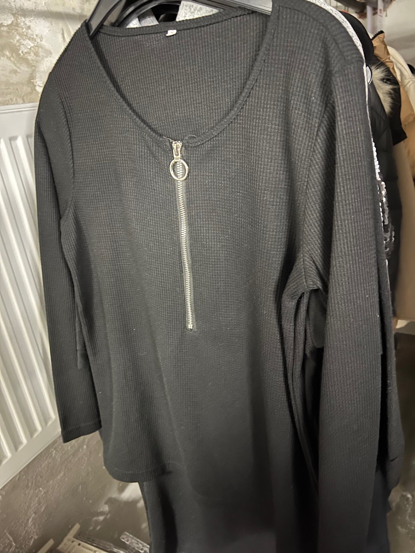 Pullover Schwarz Größe: S