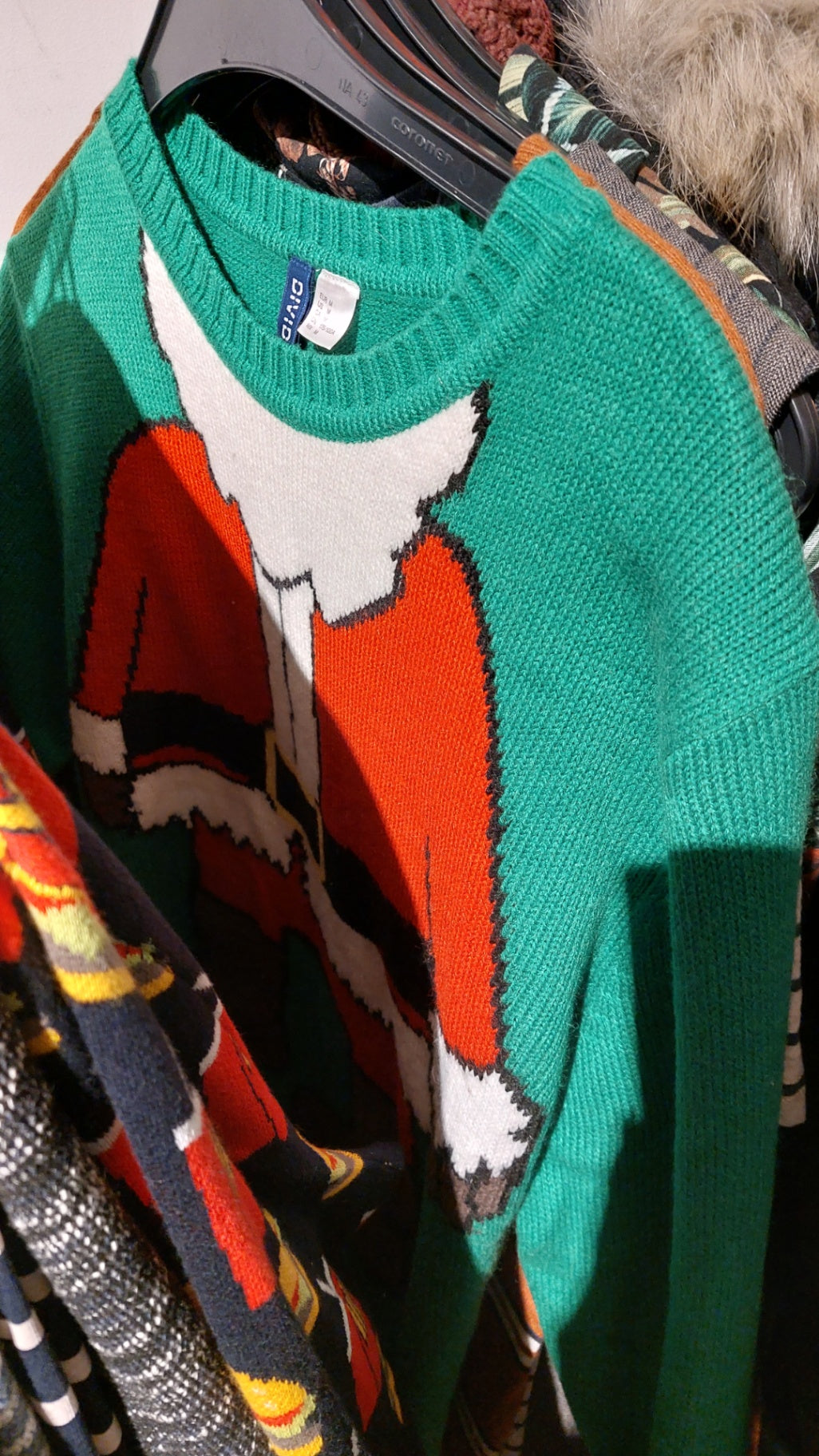 DIVIDED Weihnachtspulli Grün Größe: M