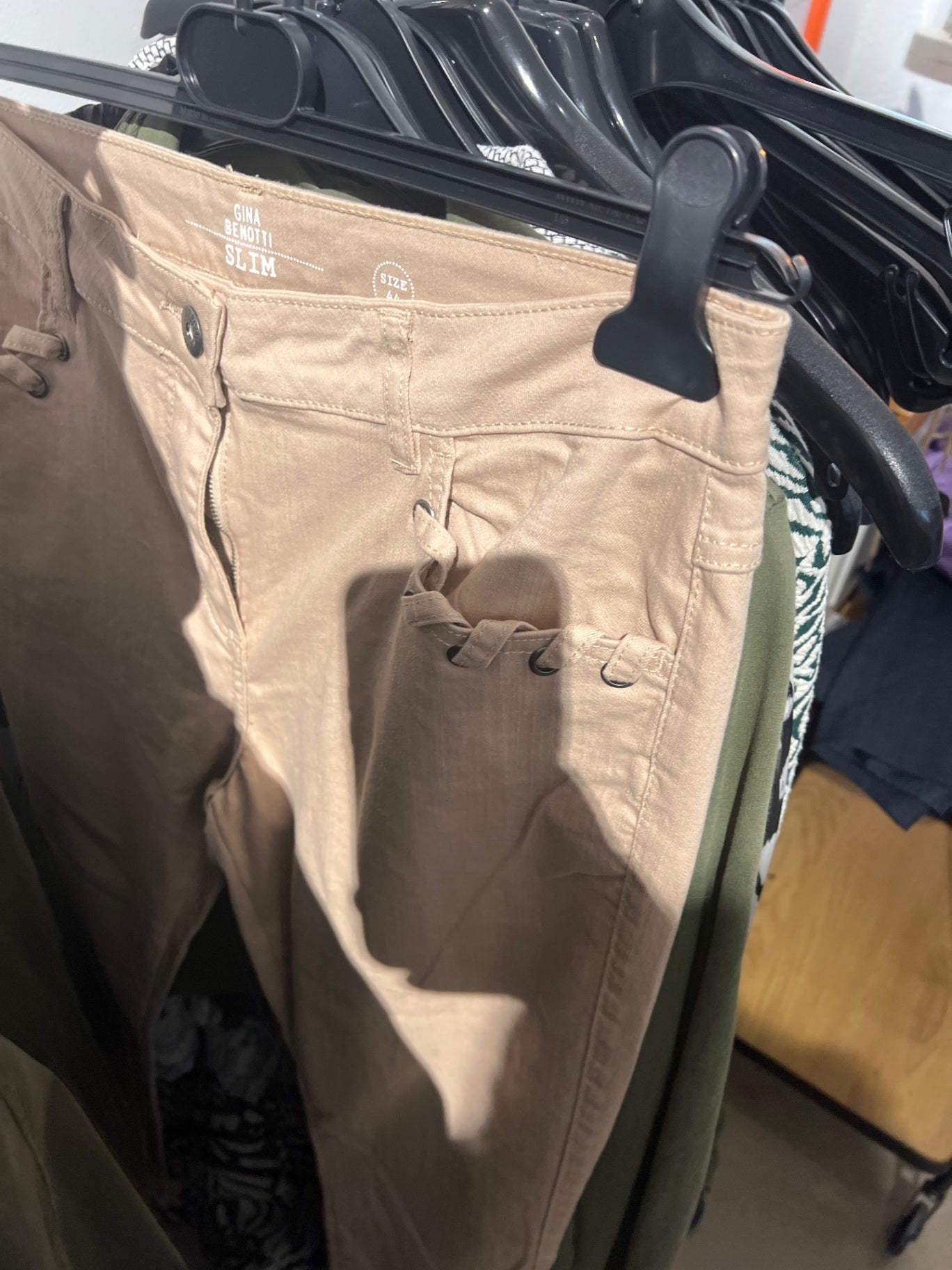 Gina Benotti Hose Beige Größe: 44