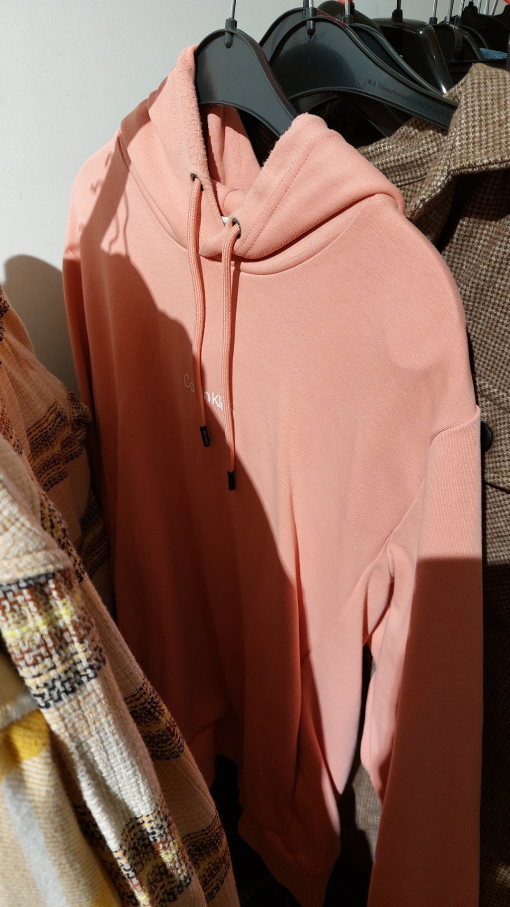 Calvin Klein Hoodie Pfirsich /Gebrauchsspuren/Größe: L
