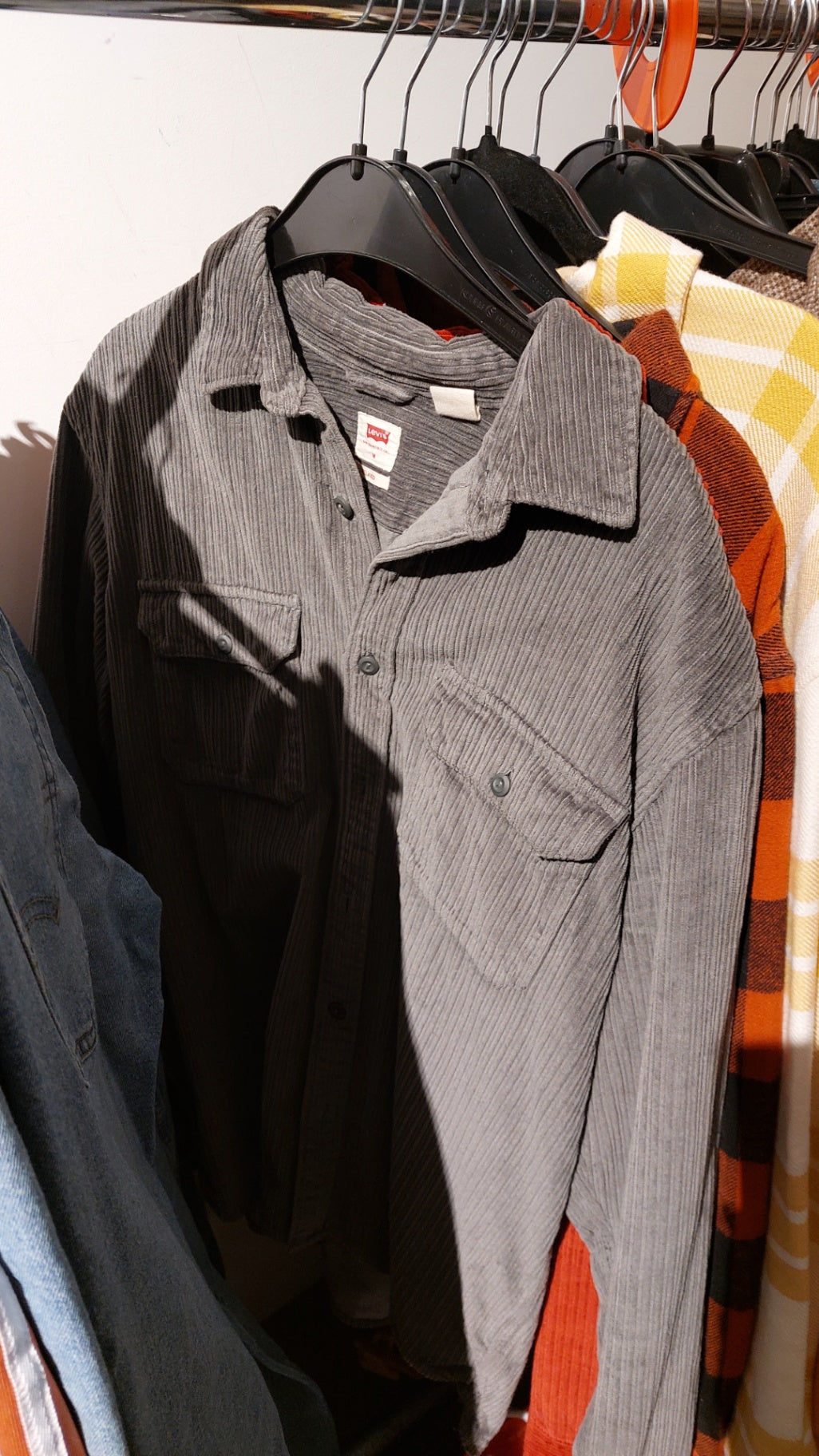 Levi's Cordhemd Grün Größe: M