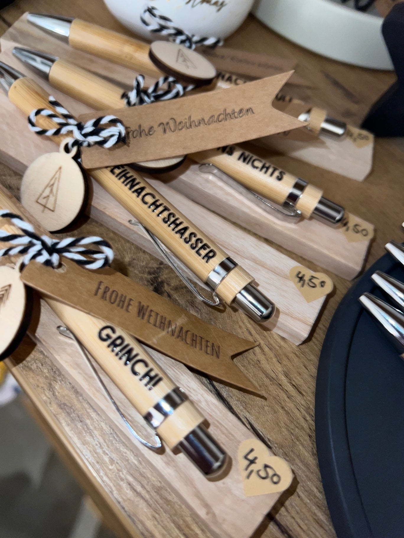 TischGlück Kuli mit Holz 4,50